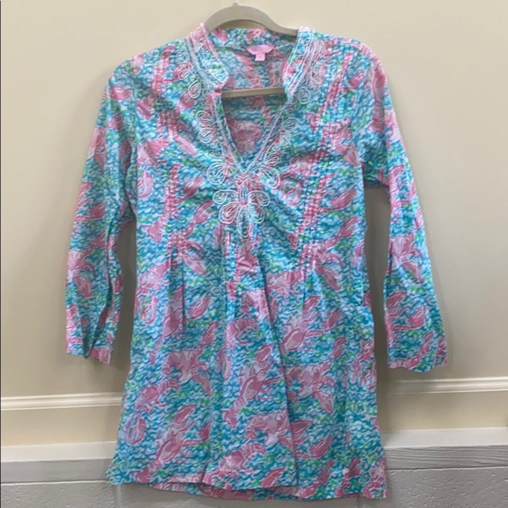 Lilly Pulitzer medium crab print top - Picture 1 of 5